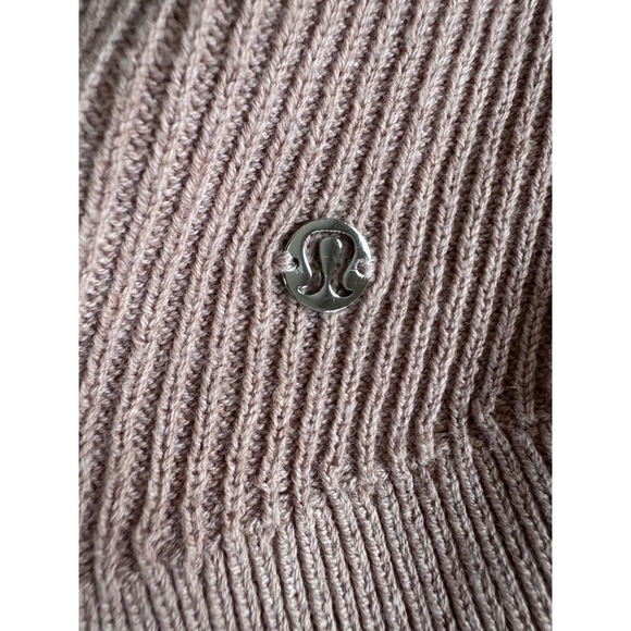 New Lululemon Reversible Crossover Sweater Size XL LW3IU5S Warm Beige $128 NWT - Picture 2 of 10